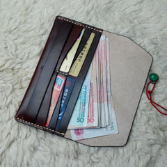 Cool Leather Bifold Mens Long Wallet Leather Long Wallets for Men - iwalletsmen