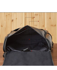Cool Leather Black Mens Large Brown Backpacks Travel Backpack 14inch Laptop Backpack for Men - iwalletsmen