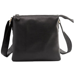 Cool Leather Black Mens Messenger Bags Vintage Shoulder Bags  for Men - iwalletsmen