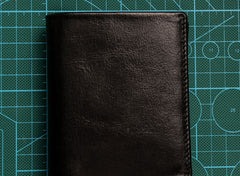 Cool Leather Men Slim Small Wallet Bifold Small Wallet for Men