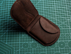 Cool Leather Men Small Wallet Bifold Vintage Wallet for Men