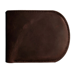 Cool Leather Men Small Wallet Bifold Vintage Wallet for Men