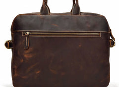 Cool Leather Men Vintage Briefcase Work Bag Handbag Shoulder Bags For Men - iwalletsmen