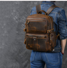 Brown Leather Mens 14