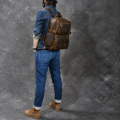 Brown Leather Mens 14