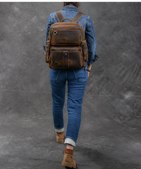 Brown Leather Mens 14