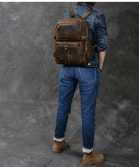Brown Leather Mens 14