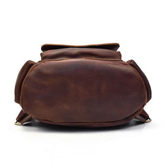 Cool Leather Mens Backpack Vintage Travel Backpack School Backpacks for Men - iwalletsmen