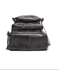 Cool Leather Mens Backpack Large Cool Vintage Large Travel Backpack Bag for Men - iwalletsmen