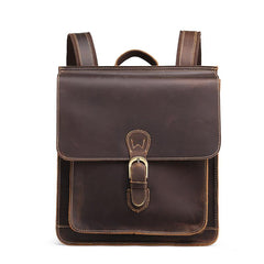 Cool Leather Mens Backpack Vintage Travel Backpack School Backpack for Men - iwalletsmen