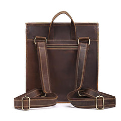 Cool Leather Mens Backpack Vintage Travel Backpack School Backpack for Men - iwalletsmen