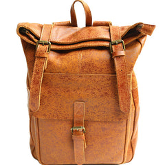 Cool Leather Mens Backpack Travel Backpacks Vintage Laptop Backpack for men - iwalletsmen