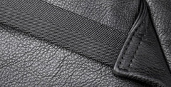 Cool Leather Mens Black Backpack for School Backpacks Travel Backpacks For Men - iwalletsmen