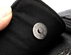 Cool Leather Mens Black Backpack for School Backpacks Travel Backpacks For Men - iwalletsmen