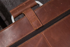 Cool Leather Mens Briefcase 13inch Laptop Bag Work Handbag Business Bags for Men - iwalletsmen