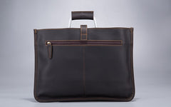 Cool Leather Mens Briefcase 13inch Laptop Bag Work Handbag Business Bags for Men - iwalletsmen