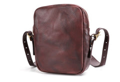 Cool Leather Mens Camera Bag Small Shoulder Bag Crossbody Bags For Men - iwalletsmen