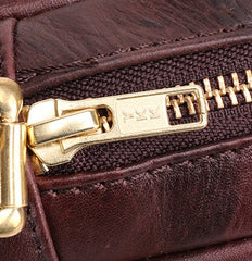 Cool Leather Mens Camera Bag Small Shoulder Bag Crossbody Bags For Men - iwalletsmen
