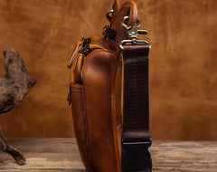 Cool Leather Mens BELT BAG Drop Leg Bag Belt Pouch Waist Bag Shoulder Bags For Men - iwalletsmen