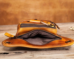 Cool Leather Mens BELT BAG Drop Leg Bag Belt Pouch Waist Bag Shoulder Bags For Men - iwalletsmen
