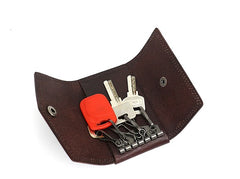Cool Leather Mens Key Wallet Car Keys Holder Car Keys Case for Men - iwalletsmen