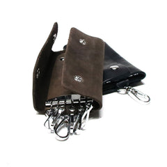 Cool Leather Mens Key Wallet Wallet Key Holder Car Key Case for Men - iwalletsmen
