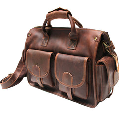 Cool Leather Mens Large Travel Bags Handbag Shoulder Bags for men - iwalletsmen