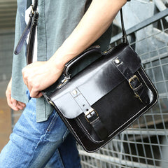 Cool Leather Mens Messenger Bag Handbag Shoulder Bag for men - iwalletsmen