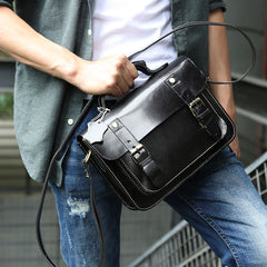Cool Leather Mens Messenger Bag Handbag Shoulder Bag for men - iwalletsmen