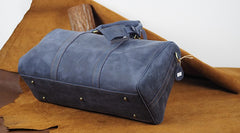 Cool Leather Mens Overnight Bag Weekender Bags Vintage Travel Bags Duffle Bags for Men - iwalletsmen