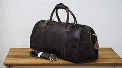 Cool Leather Mens Overnight Bags Weekender Bag Vintage Travel Bags Duffle Bag for Men - iwalletsmen