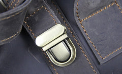 Cool Leather Mens Overnight Bags Weekender Bag Vintage Travel Bags Duffle Bag for Men - iwalletsmen