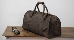 Cool Leather Mens Overnight Bags Weekender Bag Vintage Travel Bags Duffle Bag for Men - iwalletsmen