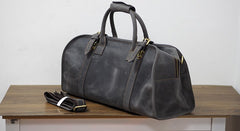 Cool Leather Mens Overnight Bags Weekender Bag Vintage Travel Bags Duffle Bag for Men - iwalletsmen