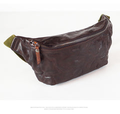 Cool Leather Mens FANNY PACK MENS WAIST BAG HIP PACK BELT BAG FOR MEN - iwalletsmen