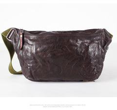 Cool Leather Mens FANNY PACK MENS WAIST BAG HIP PACK BELT BAG FOR MEN - iwalletsmen