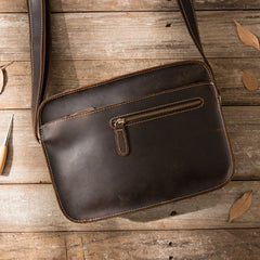 Cool Leather Mens Small Messenger Bags Shoulder Bag  for Men - iwalletsmen