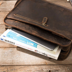 Cool Leather Mens Small Messenger Bags Shoulder Bag  for Men - iwalletsmen