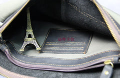 Cool Leather Mens Small Side Bag 11inch Clutch Purse Bag Messenger Bag for Men - iwalletsmen