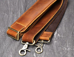 Cool Leather Mens Travel Bag Overnight Bag Work Handbag Business Travel Bags for Men - iwalletsmen