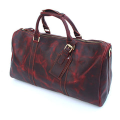 Cool Leather Mens Weekender Bags Travel Bag Shoulder Bags for Men - iwalletsmen