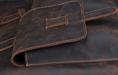 Cool Leather Briefcase 13inch Handbag Work Bag Business Bag Shoulder Bag For Men - iwalletsmen