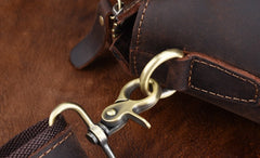 Cool Leather Briefcase 13inch Handbag Work Bag Business Bag Shoulder Bag For Men - iwalletsmen
