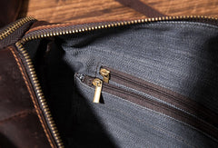 Cool Leather Small Mens Barrel Side Bag Bucket Shoulder Bag Messenger Bag for Men - iwalletsmen