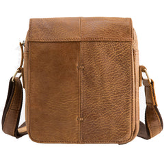 Cool Leather Small Mens Messenger Bags Shoulder Bags for Men - iwalletsmen