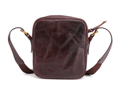 Cool Leather Small Side Bag Messenger Bag Small Shoulder Bags For Men - iwalletsmen