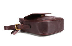 Cool Leather Small Side Bag Messenger Bag Small Shoulder Bags For Men - iwalletsmen