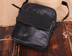 Cool Leather Small Side Bag Messenger Bag Small Shoulder Bags For Men - iwalletsmen