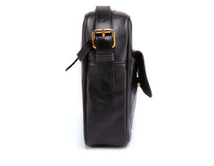 Cool Leather Small Side Bag Messenger Bag Small Shoulder Bags For Men - iwalletsmen