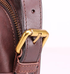 Cool Leather Small Side Bag Messenger Bag Small Shoulder Bags For Men - iwalletsmen